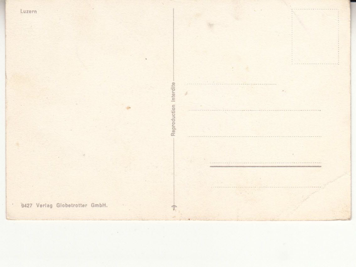 Cartoline postali: Luzern ca. 1950 – Usato da Bürglen TG venduto da StampGraf 1
