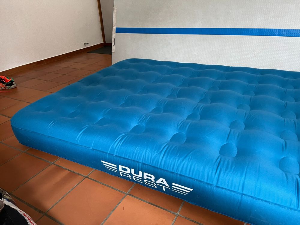 coleman durarest single high queen air mattress dimensions