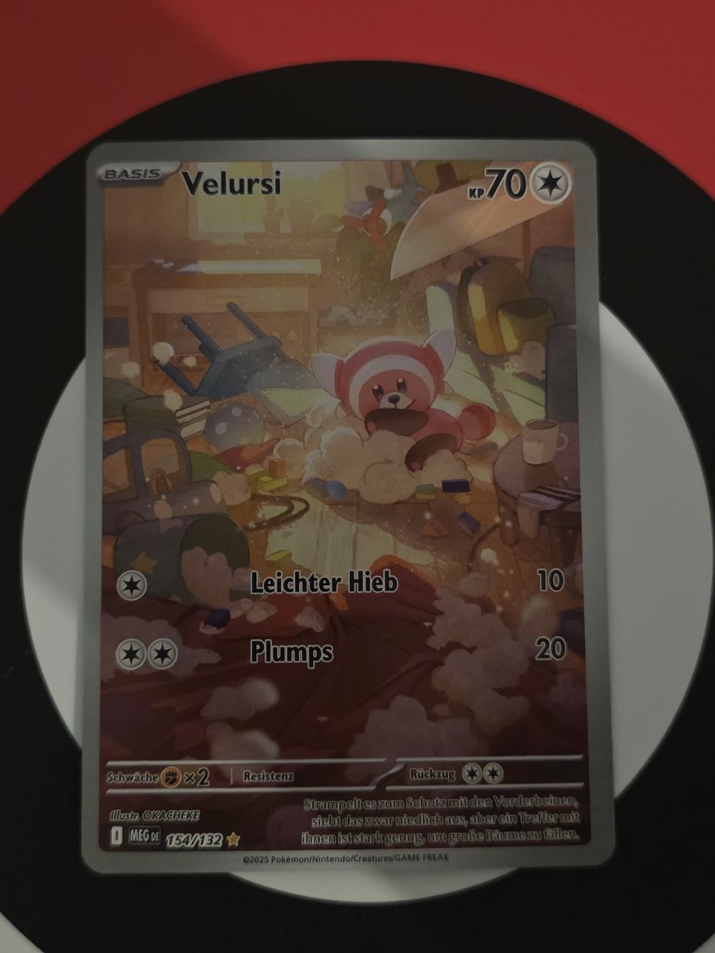 Pokémon Carte collezionabili: Pokemon Velursi Fullart Mega Evolution – Nuovo (secondo la descrizione) da Lausen venduto da AllkindsofCollectors
