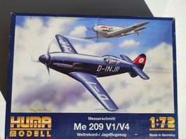 Messerschmitt Me 209 V1/V4 Weltrekord-Flugzeug von Huma 1/72