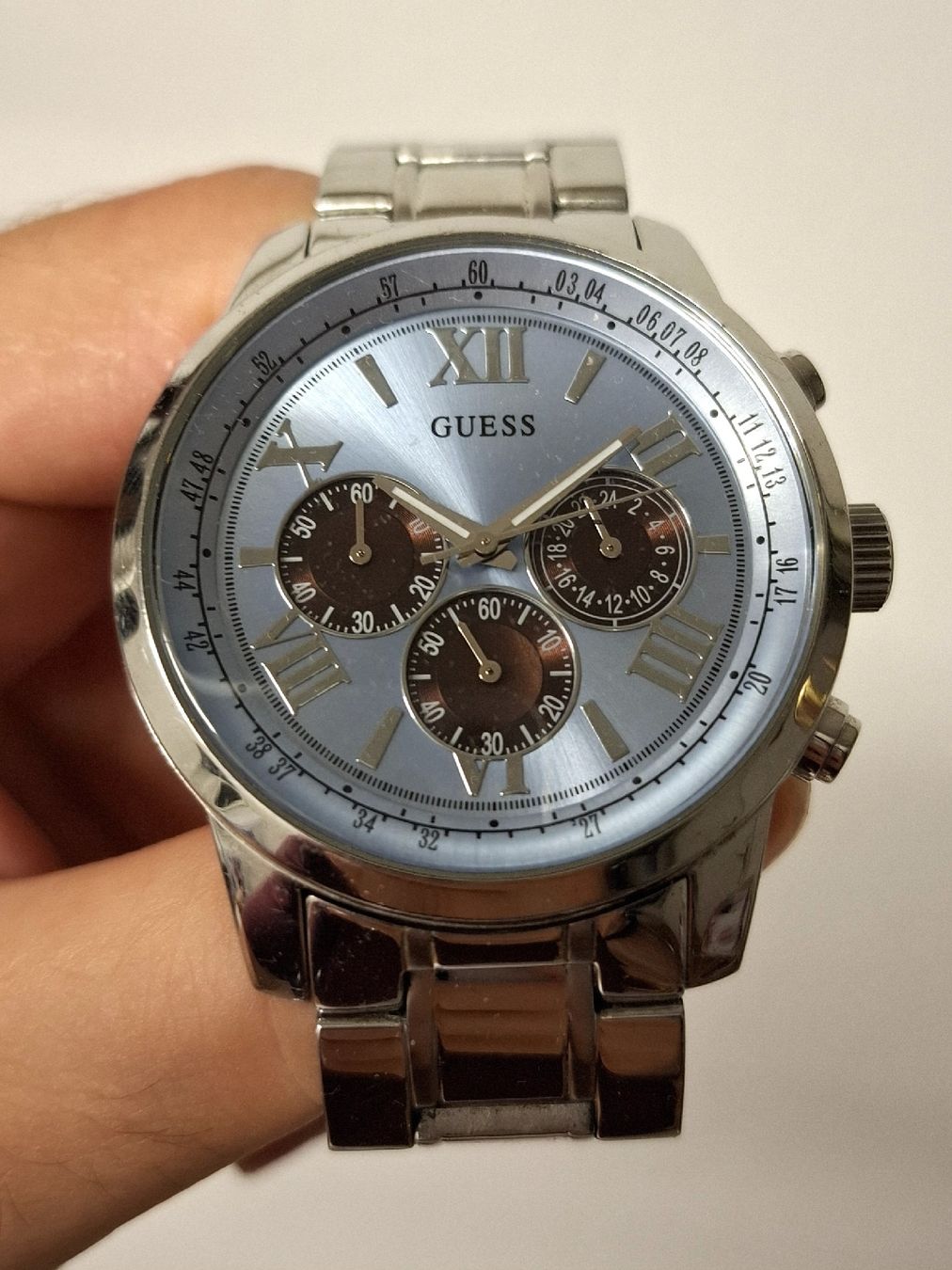 Guess Uhren: Guess Uhr Ice-Blue – Gebraucht aus Lupfig von nik_7sxm 2