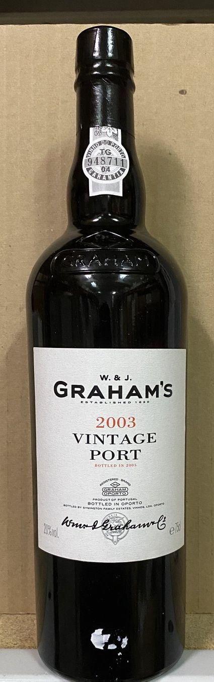 Wein: Graham's  Porto Vintage 2003 – Neu (gemäss Beschreibung) aus Cully von Forninho 1