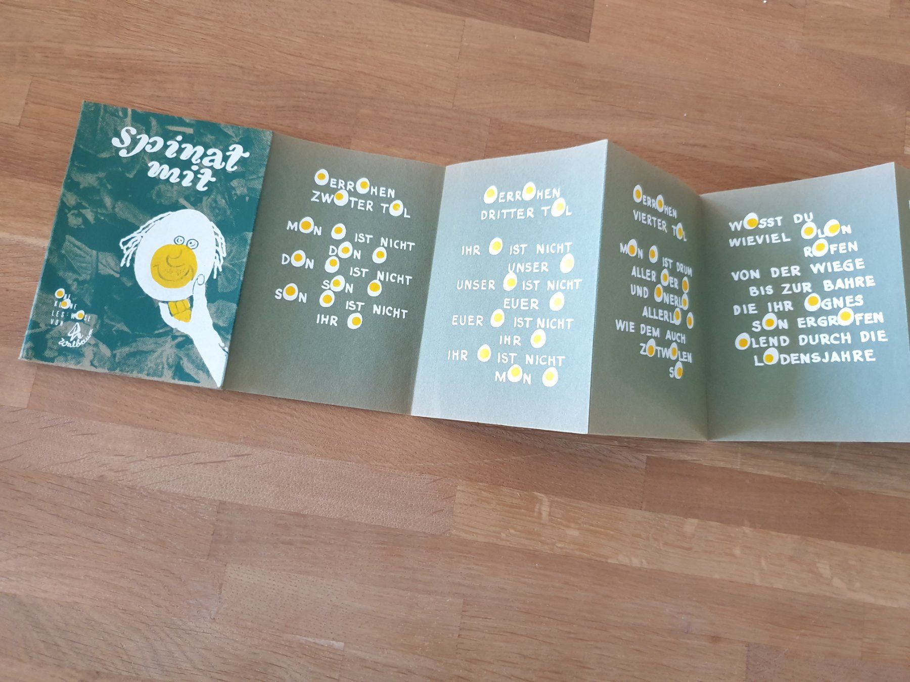 Livres: WALTER BAUMANN ALIAS WALBAUM, SPINAT MIT EI LEPORELLO 1974 – D'occasion à Locarno par ICARO8 2