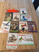 10 Stk. Guinness Blechschilder Sammlung, Top Zustand!