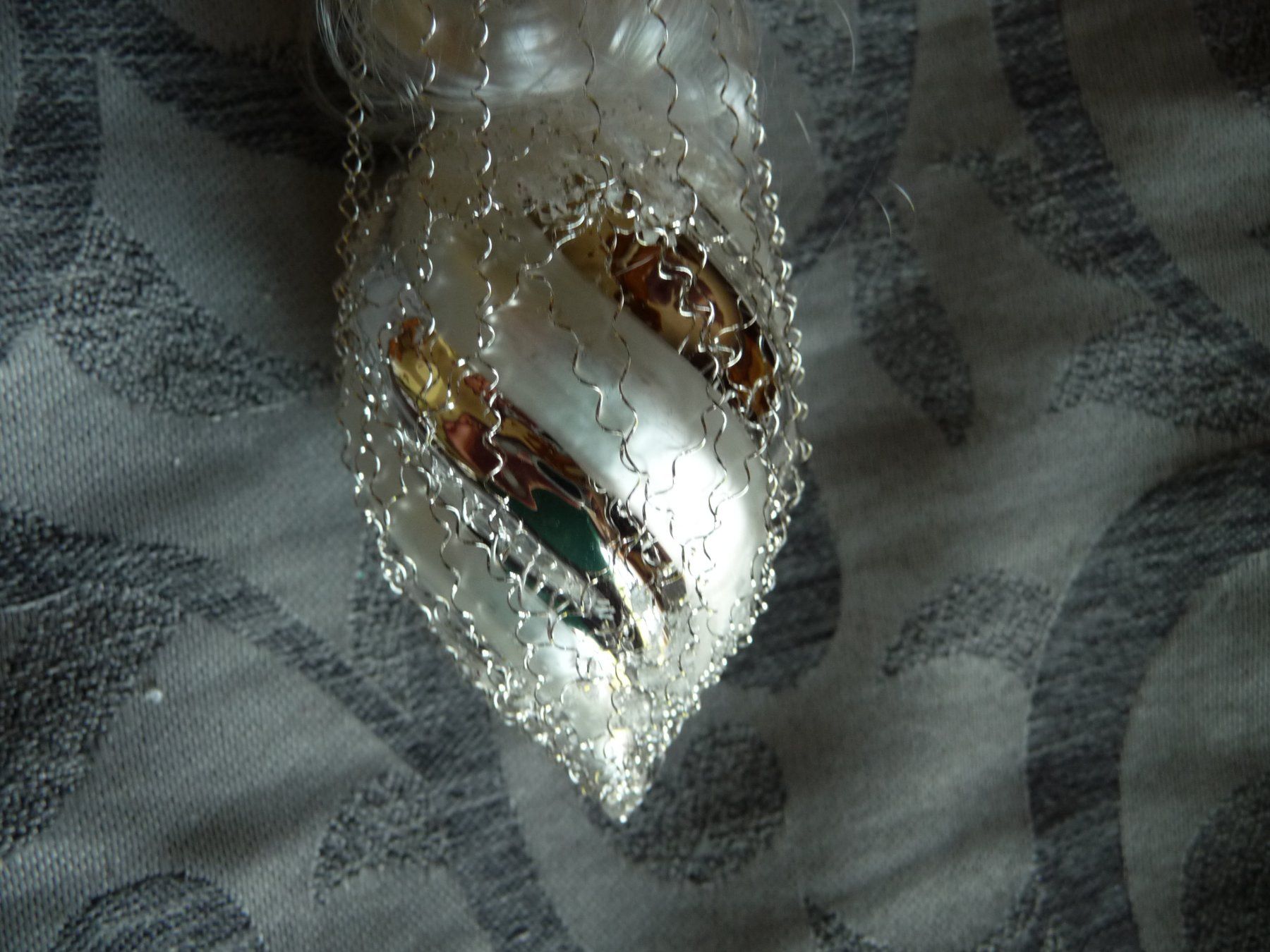 Tutte le decorazioni: Nostalgischer Christbaumschmuck silber mit Christkind-Oblate – Nuovo e nell'imballaggio originale da Alpnach Dorf venduto da marvo 5