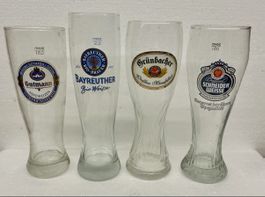 4 Weizenbier Gläser/Neu