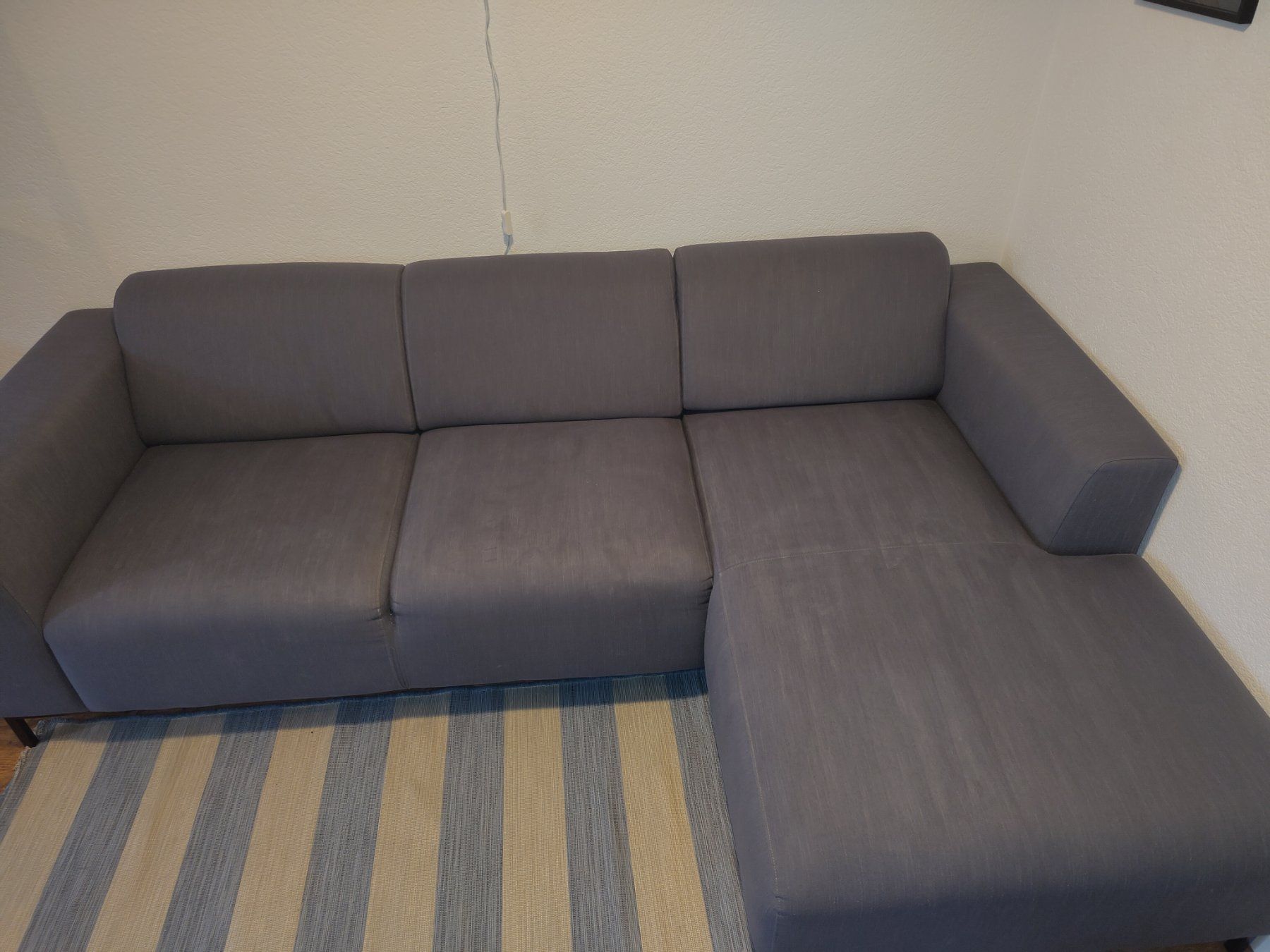 Micasa Divani: Ecksofa Grau 2.34m x 1.5m – Usato da Zofingen venduto da leila_ig