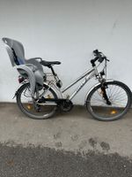 Velo mit Kindersitz