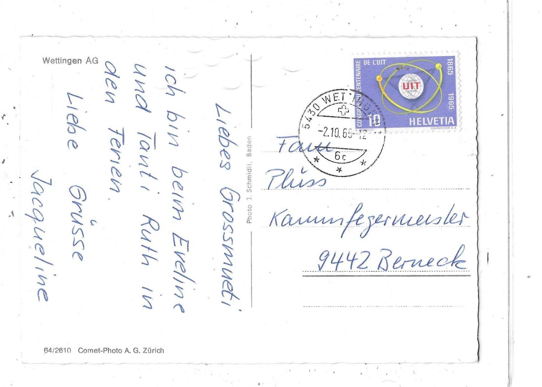 Cartoline postali: AG Wettingen – Usato da Schocherswil venduto da Wilare 1