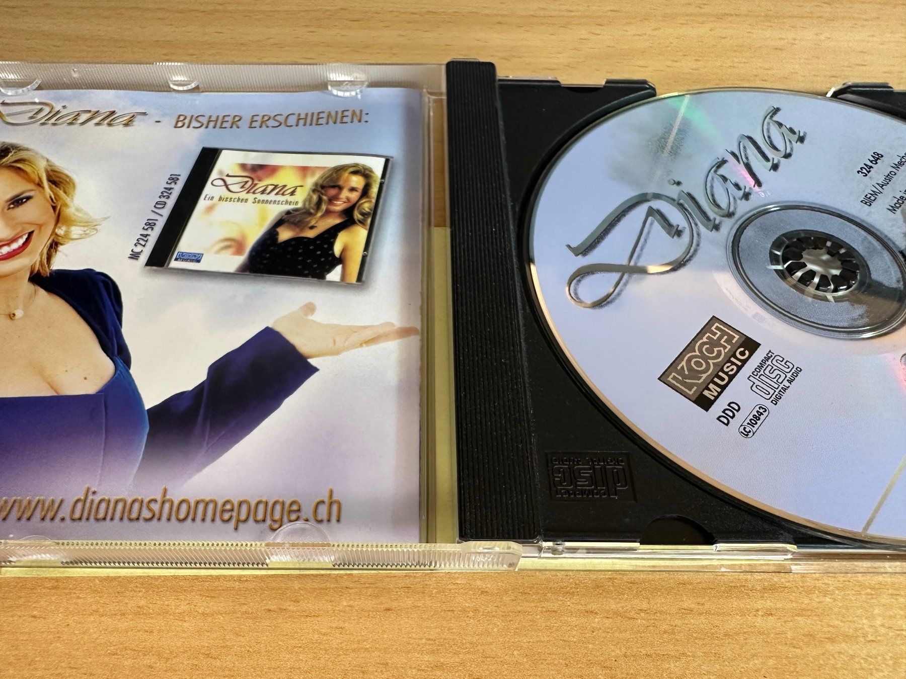 CD: Diana – Ola La - Signiert – Usato da Rikon im Tösstal venduto da Alpenmutz 2