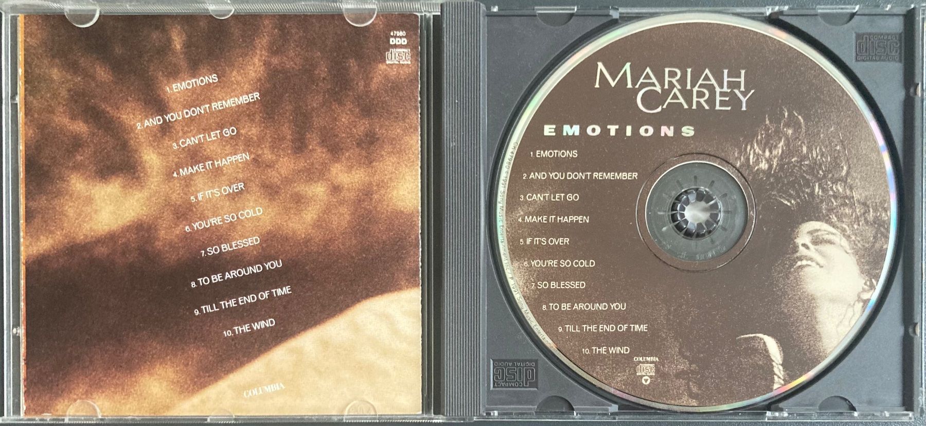 CD: MARIAH CAREY - EMOTIONS – Usato da Poliez-Pittet venduto da Newtown-Records 2