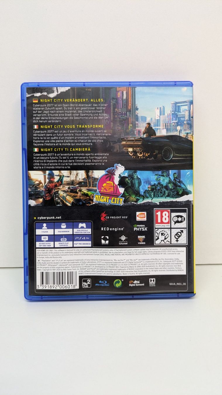 Giochi: Cyberpunk 2077 - PlayStation 4 – Usato da Menziken venduto da mame18 4
