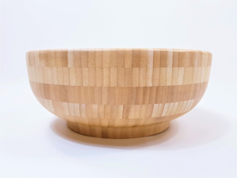 Schalen: Salatschüssel Ø 30cm / 100% Bambus – Neu und originalverpackt aus Biel / Bienne von NUTRENA 1