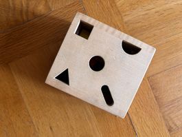 Formen Sortierkasten Holz Lernspielzeug für Kinder