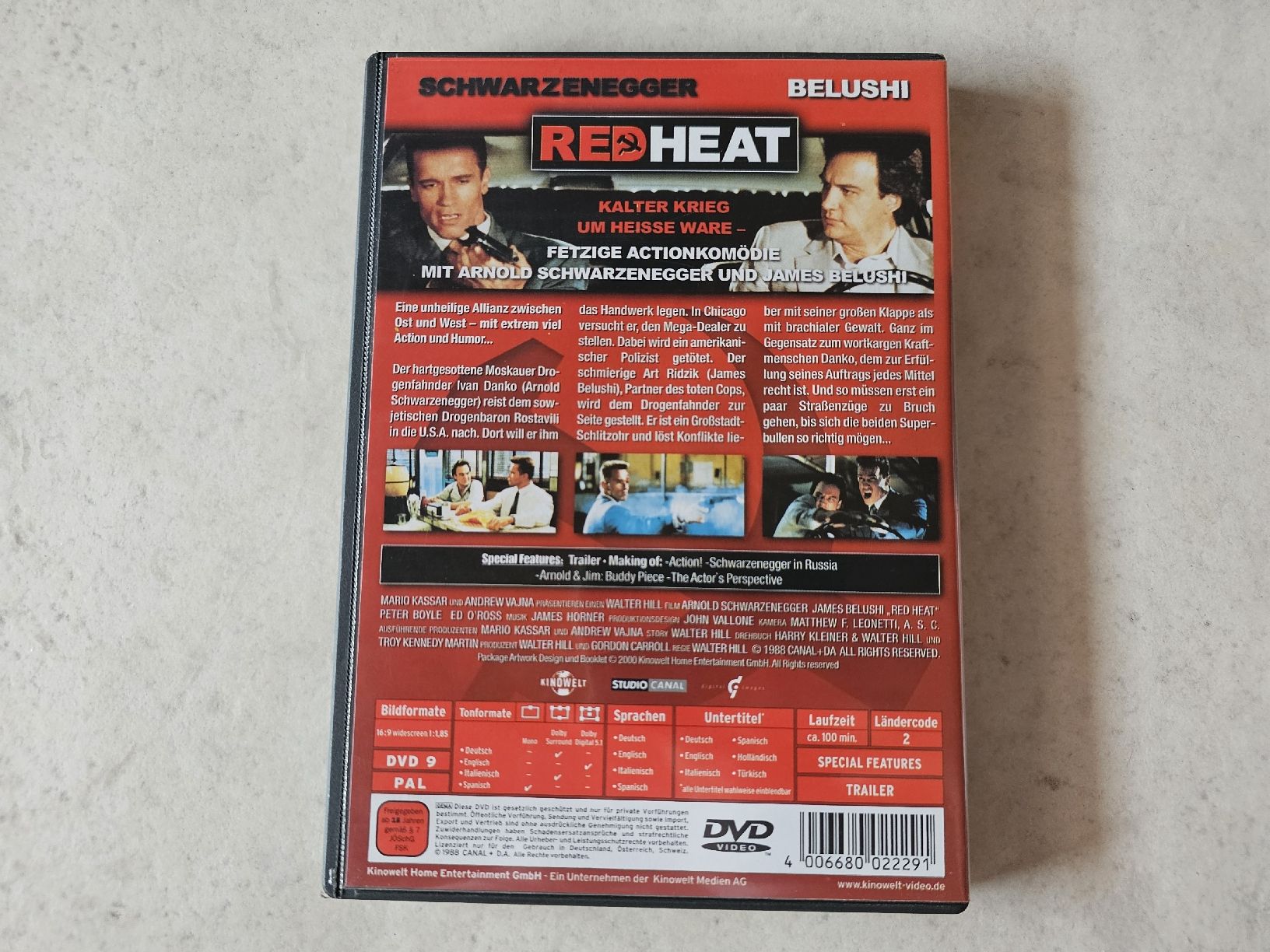 Tutti i DVDs: Red Heat  /  (Arnold Schwarzenegger) – Usato da Schneisingen venduto da backstore24 1