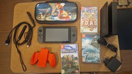 Nintendo Switch Grau Konsole für Gaming-Spass