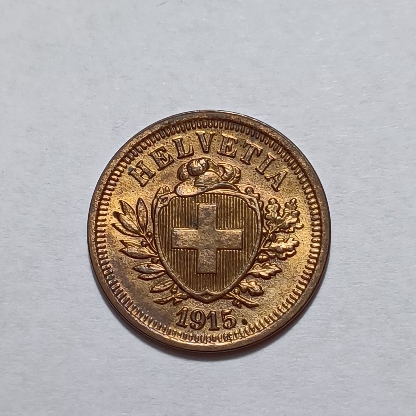 Tutti le monete: 1 Rappen 1915 stgl – Nuovo (secondo la descrizione) da Pfäffikon ZH venduto da Schweizer_Muenzen