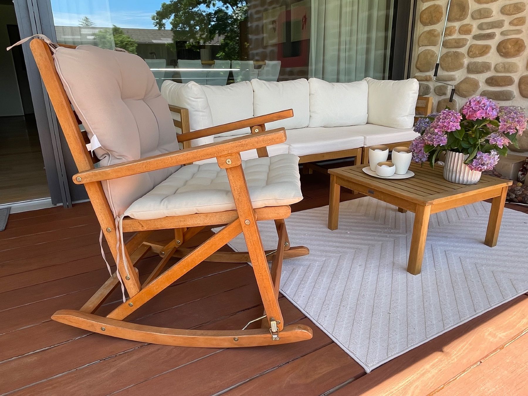Set di tavolo e panche: Gartenlounge Outdoor Möbel – Usato da Neuwilen venduto da bobbel01 1