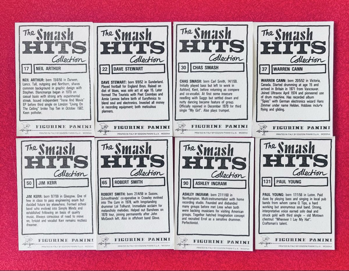 Panini Carte collezionabili: Panini Smash Hits 1984 Sammelkarten Stars The Cure – Usato da Wädenswil venduto da Buddha8 7