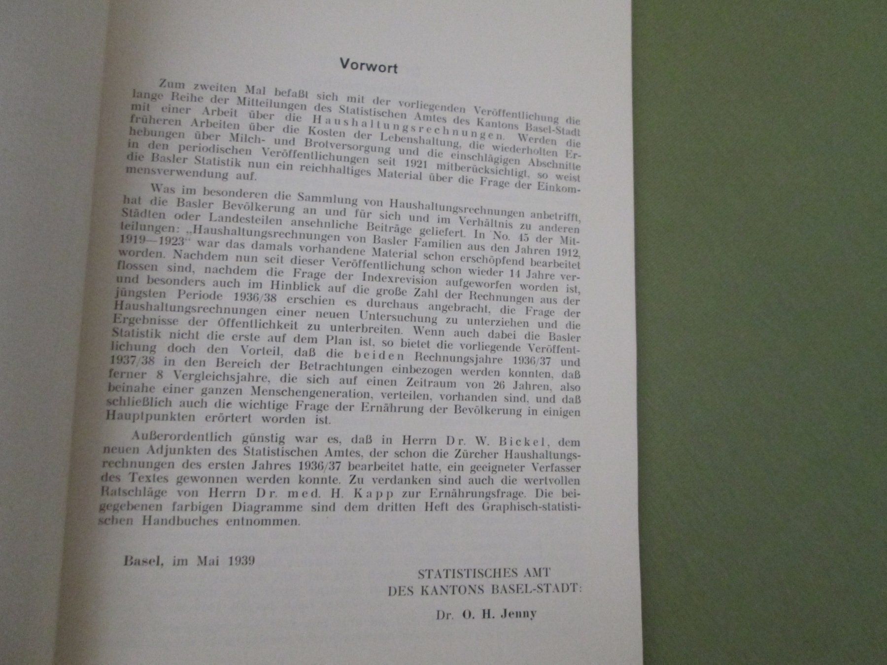 Libri: Basler Haushaltsrechnungen 1936/38 – Usato da Neuchâtel venduto da Dualseele 1