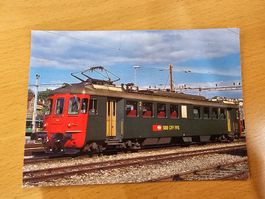 Postkarte SBB Triebwagen RBe 4/4 1405