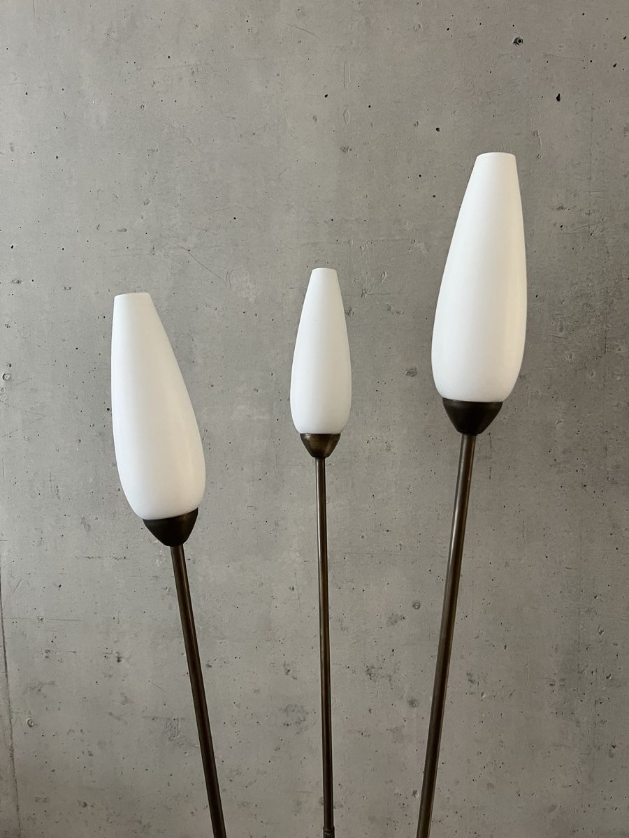 Lampen: Mid Century Ständerleuchte Messing – Gebraucht aus Wabern von La-Vitrine 8