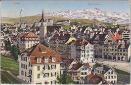 P 227 Herisau mit Säntis, 1913