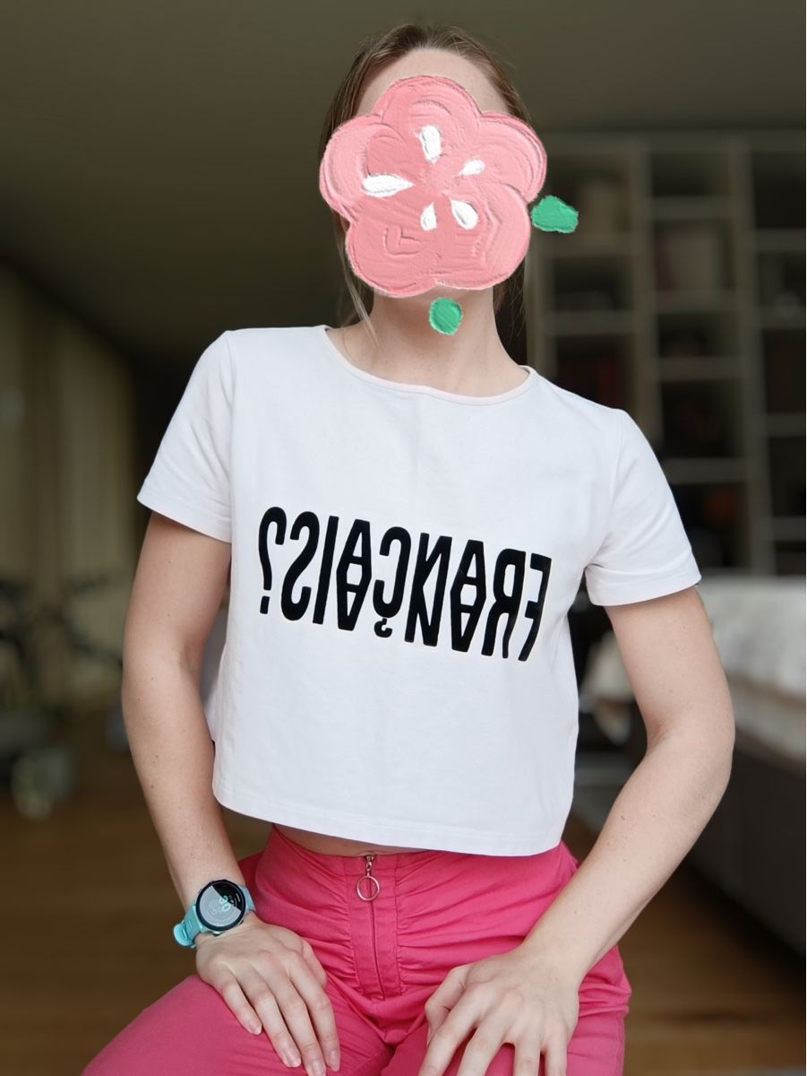 Maison 123 Top: 1.2.3. CROP TOP IN ZART ROSA – Usato da Zürich venduto da dbu_s8p2