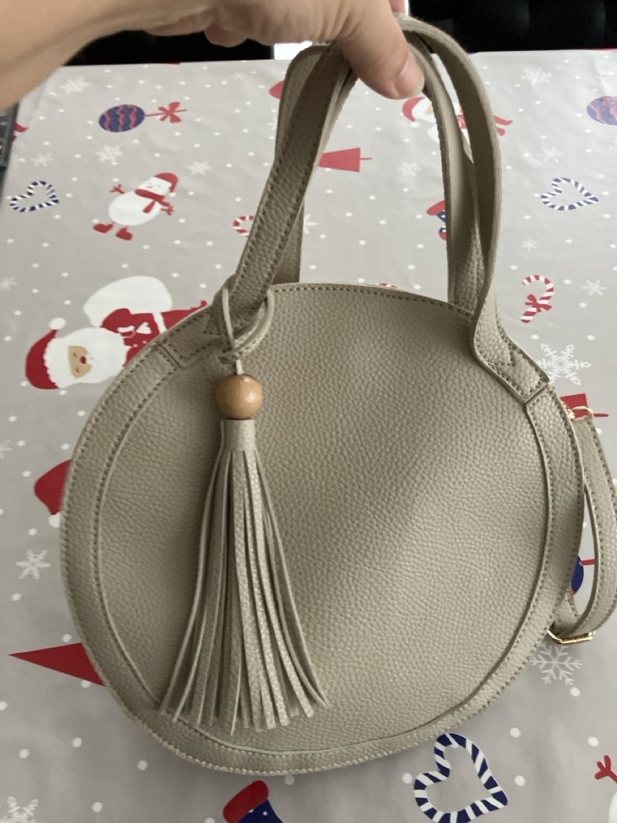 Borse da donna: Sac à main rond beige avec franges - comme neuf! – Nuovo (secondo la descrizione) da Bex venduto da epsonstylus 2