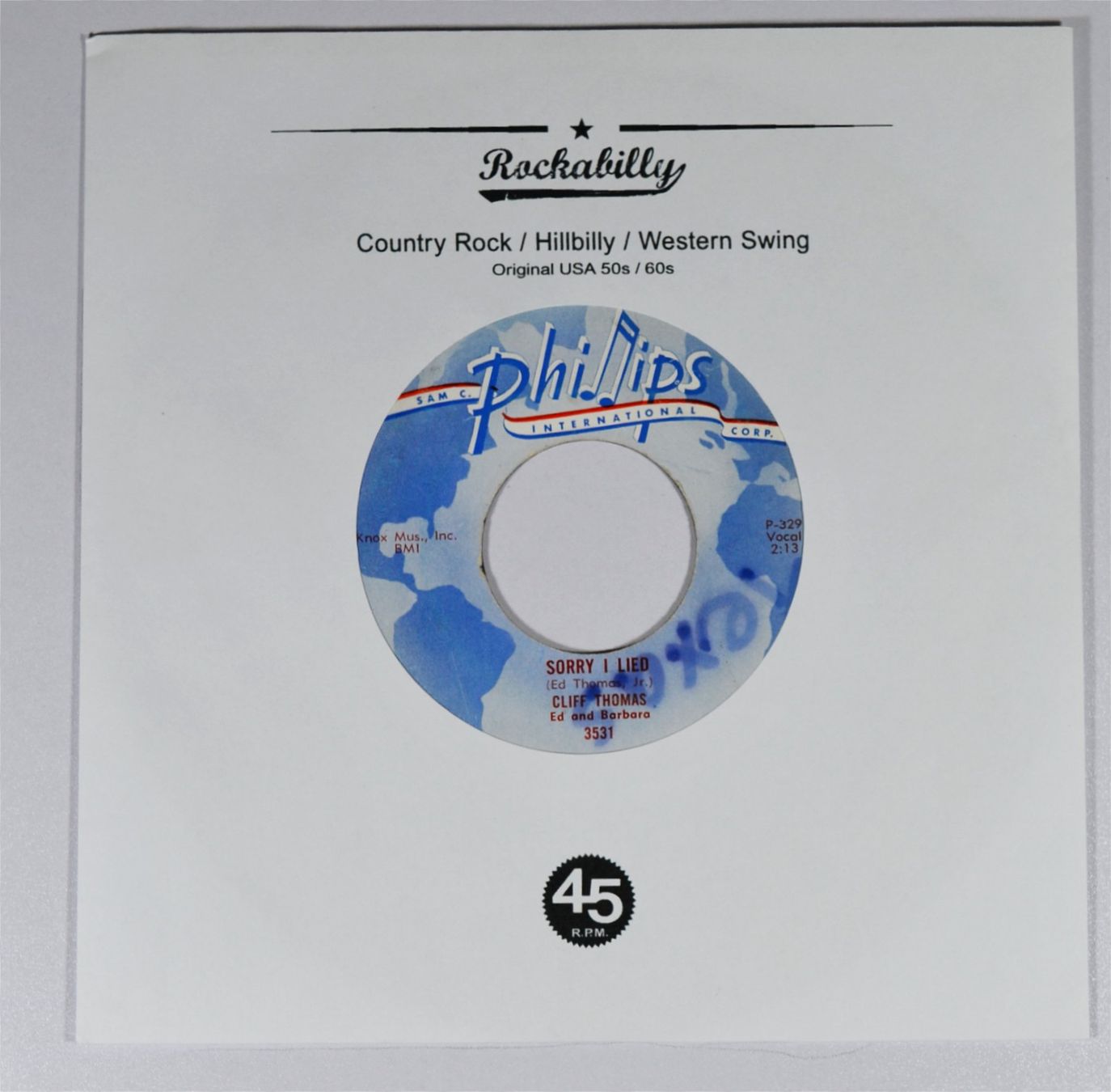 Dischi in vinile: Single: CLIFF THOMAS - Sorry I Lied / Leave It To Me – Usato da Frenkendorf venduto da Yard-Sale-2000