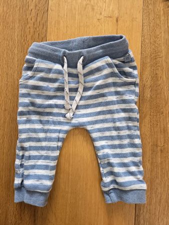 Hose gestreift Gr. 62, Babyhose, blau, Streifen, Staccato