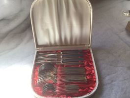 Besteckset 24-teilig versilbert WM F. Patent im Koffer guter