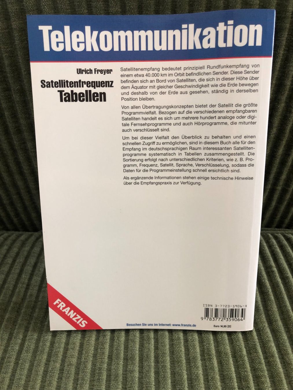 Bücher: Satellitenfrequenz-Tabellen - Programme, Frequenzen, Technik – Neu (gemäss Beschreibung) aus Niederhasli von tho_z 1
