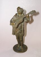 FRANCESCO DE MATTEIS BRONZE FIGUR GITARRENSPIELER