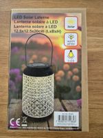 Tolle LED Solar Laterne 12.5x12.5x20cm neu