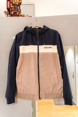 Leichte Jacke - Jack&Jones - Blau/Grau - Grösse L (eher M)