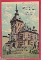 EXPO DE BRUXELLE 1910, PAVILLON DE LA VILLE DE LIÉGE