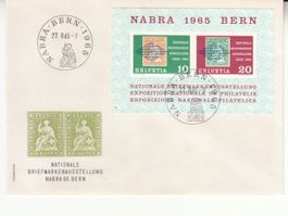 SBK W 43 Bl Nr. 17 mit Sonderstempel S. 599 NABRA Bern