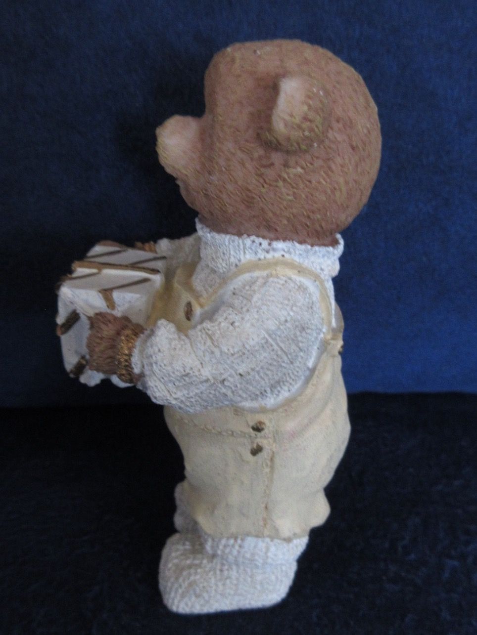 Statuette: Teddybär, kleiner Bär, Bärli mit Geschenk, Teddy – Usato da Egg b. Zürich venduto da Mogli93 2