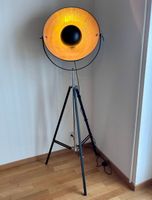 "Thames" Floor Lamp  Black & Gold (165 cm) Beliani
