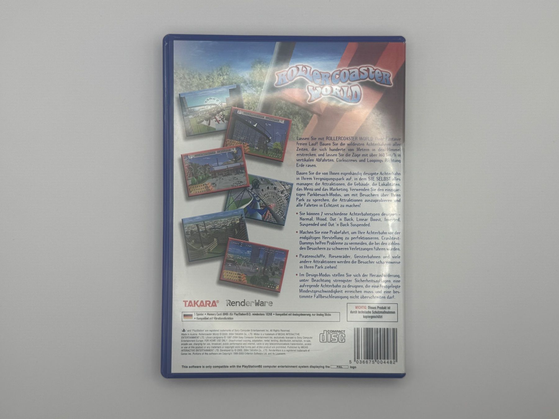 Sony Giochi: Playstation 2 Rollercoaster World – Usato da Bettlach venduto da awi_7jcb 1