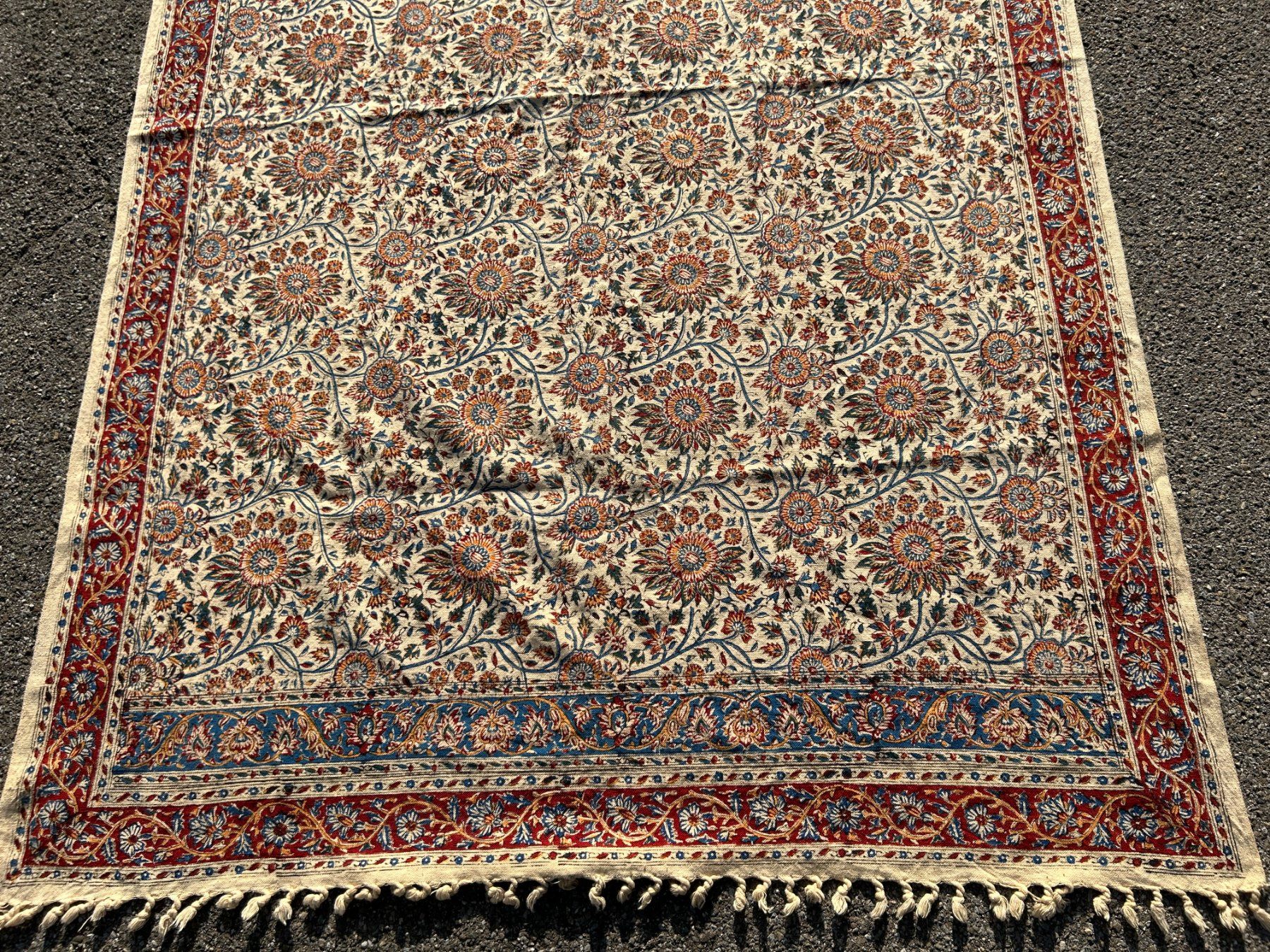 Coperte: Antikes persisches Susani-Textil mit Blumenmuster – Usato da Steinhausen venduto da Super05 4