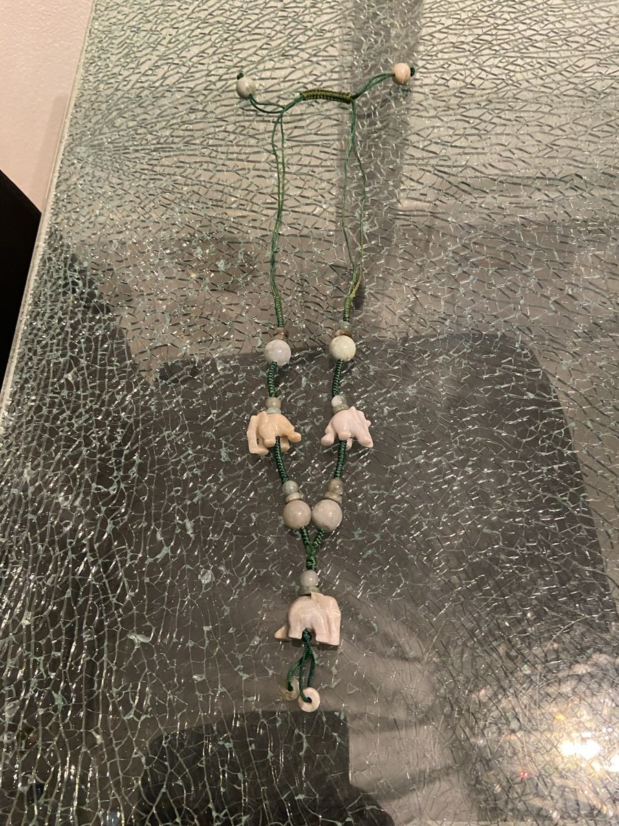 Catenine: Schöne echte Jade Elefantenkette – Nuovo (secondo la descrizione) da Oftringen venduto da andrax 6