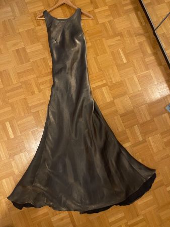 Ballkleid Abendkleid golden Gr. XS