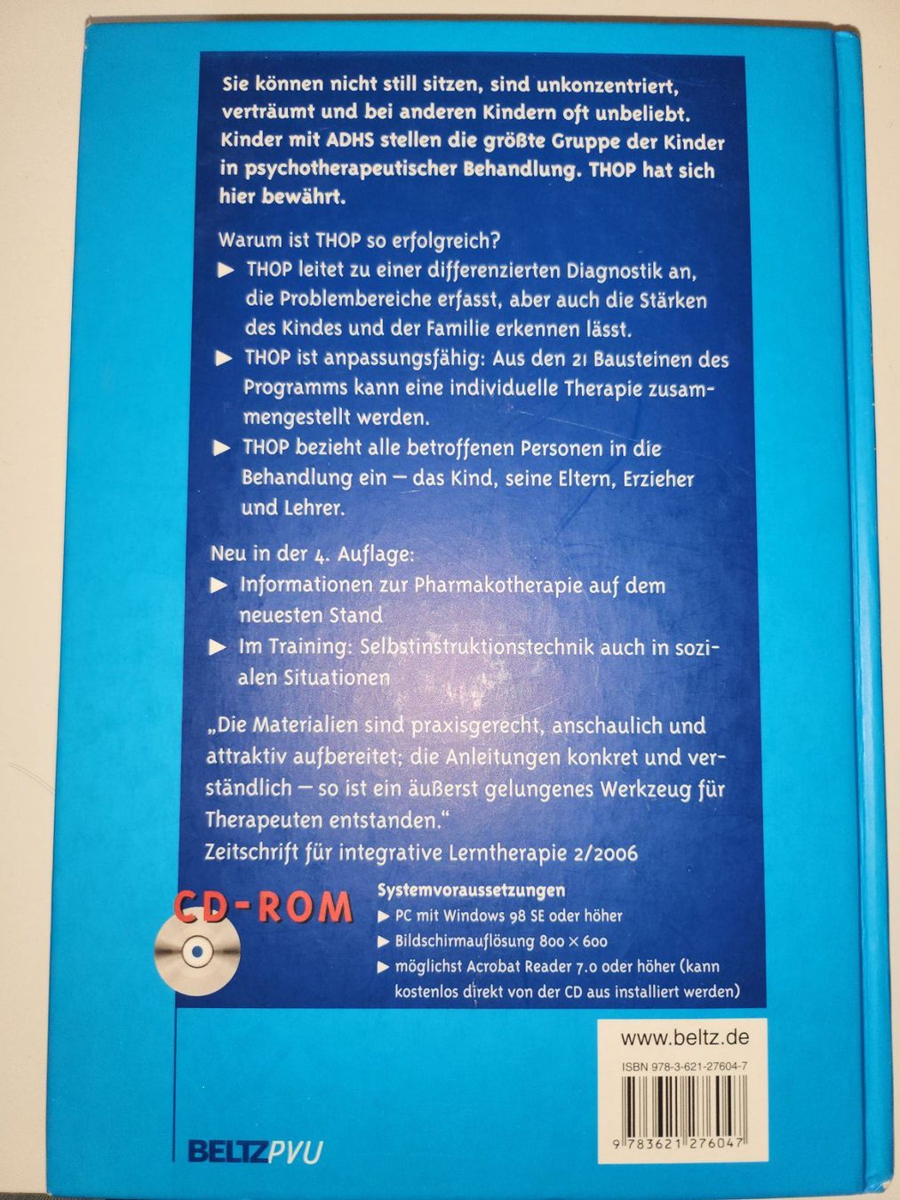 THOP Therapieprogramm für Kinder - Inkl. CD-ROM (4. Auflage) (Gebraucht ...