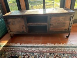 Sideboard Holz Metall Industriedesign gebraucht