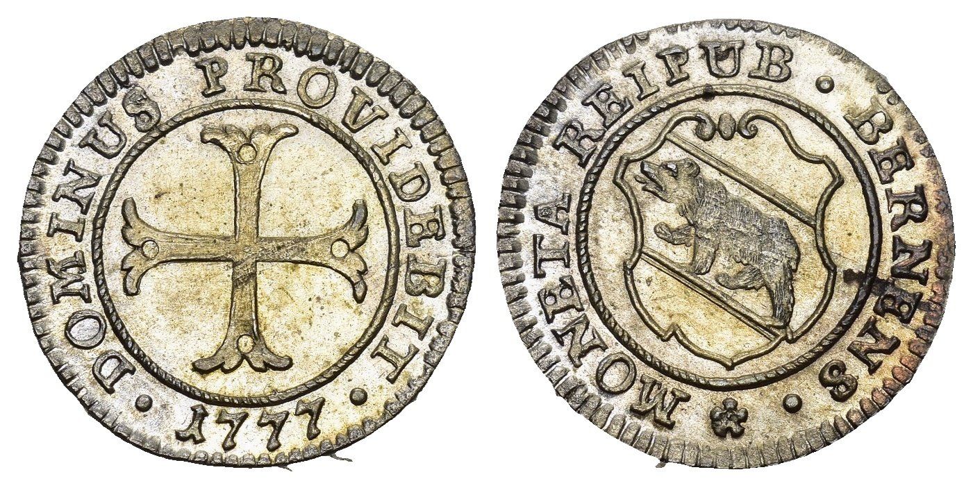 Tutti le monete: Bern 1777 – Usato da Bern venduto da numismatictops