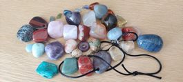 Sammlung Edelsteine mit Zubehör