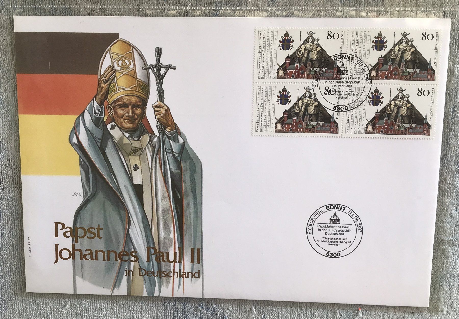 Alle Briefmarken: FDC MAXI PAPAST JOHANNES PAUL II – Gebraucht aus Ostermundigen von crazy-horse-1840
