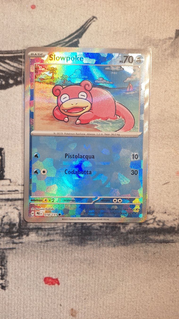 Pokémon Carte collezionabili: Slowpoke Prismatic Evolutions/ Masterball Pattern(italian) – Usato da Zug venduto da Pokemon--Collector